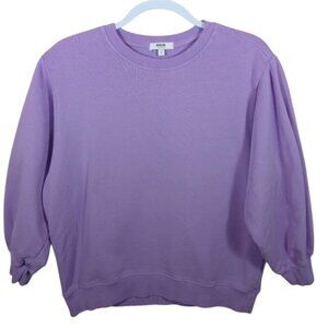 AGOLDE THORA SWEATSHIRT IN LUNAR PURPLE size Large
